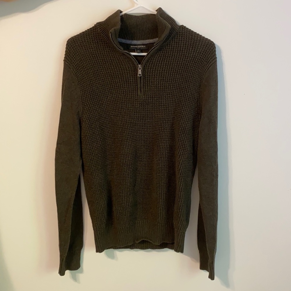 Banana republic quarter zip